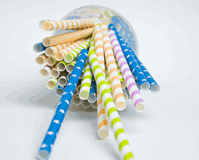 Silver Straw Paper